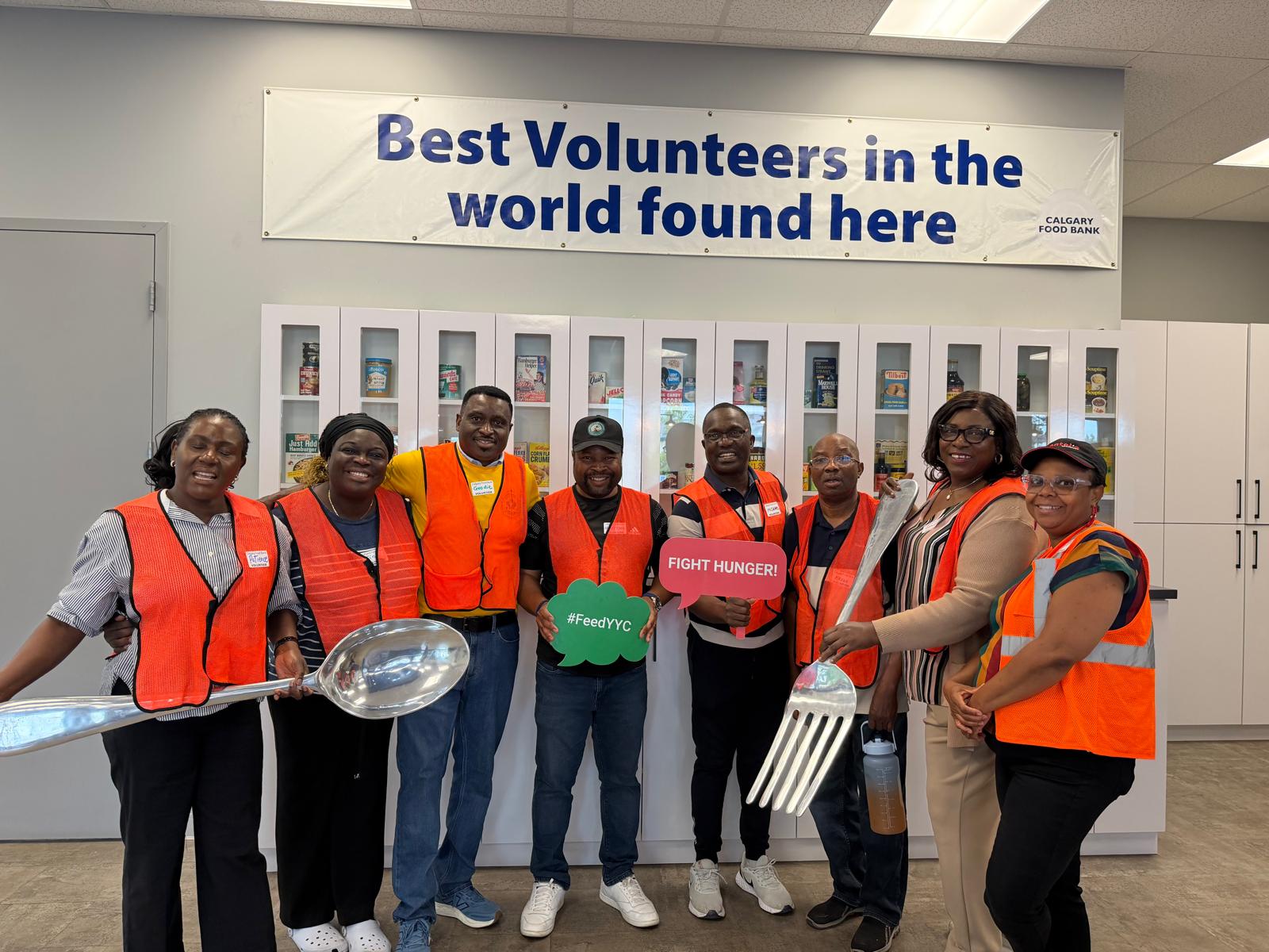 UPUC Food Bank volunteering — community service